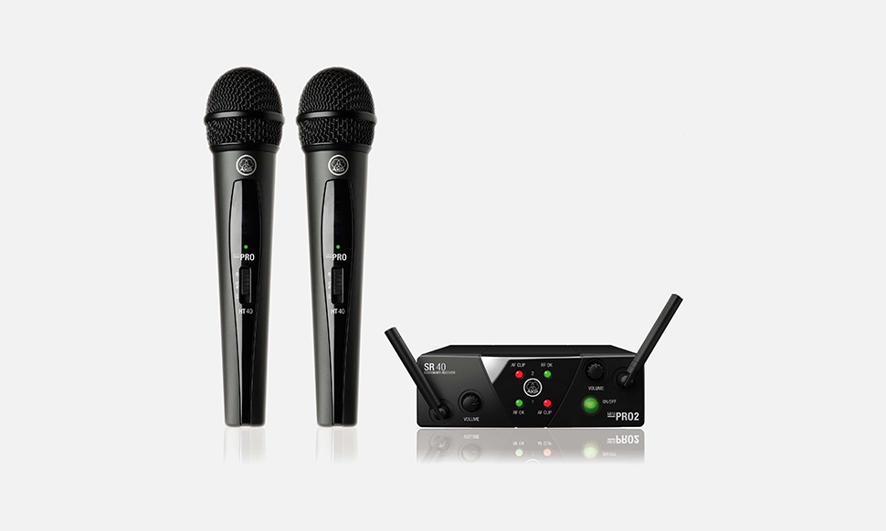 AKG WMS 40 MINI2 Dual Vocal Set میکروفن بیسیم