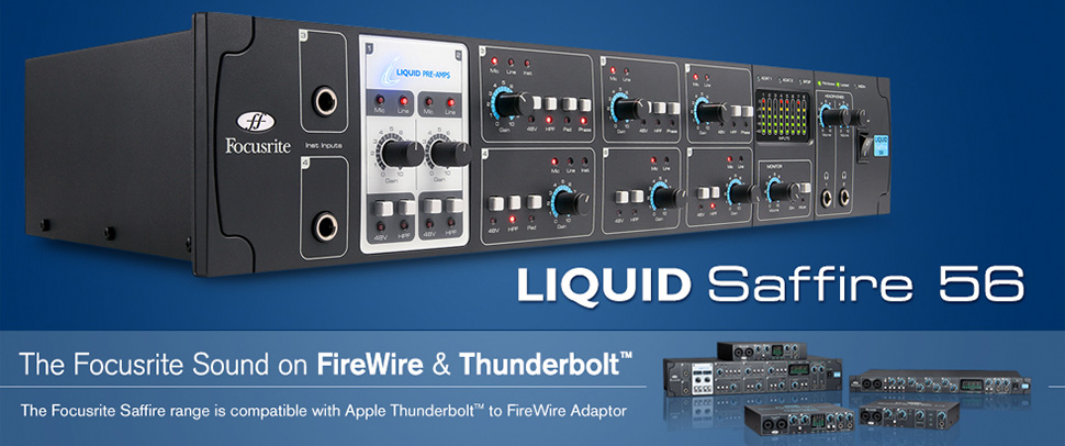 Focusrite Saffire liquid 56 کارت صدا