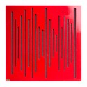 پنل آکوستیک Deconik Wave Wood Absorption Red