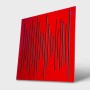 پنل آکوستیک دکونیک Deconik Wave Wood Absorption Red