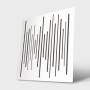 پنل آکوستیک دکونیک Deconik Wave Wood Absorption White