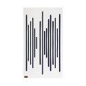 پنل آکوستیک Deconik Wave Wood Alpha Bass Trap White