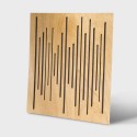 پنل آکوستیک Deconik Wave Wood Diffuser Light Brown