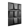 پنل آکوستیک شاینینگ ساند Shining Sound PVC Sound Diffusion Panel 01 Black