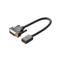 کابل رابط UGREEN DVI Male to HDMI Female Adapter Cable 22cm Black 20118