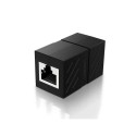 کابل تبدیل UGREEN RJ45 Ethernet Cable Extender Adapter Black NW114