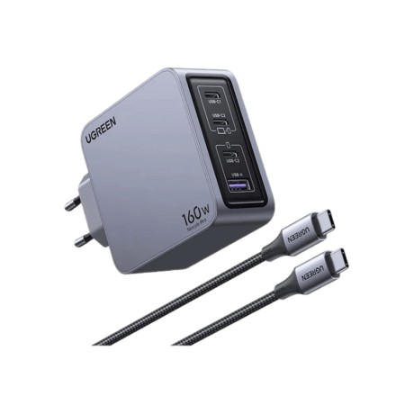 شارژر لپ‌تاپ یوگرین UGREEN Nexode Pro 160W 4-Port GaN Fast Charger X763 25877
