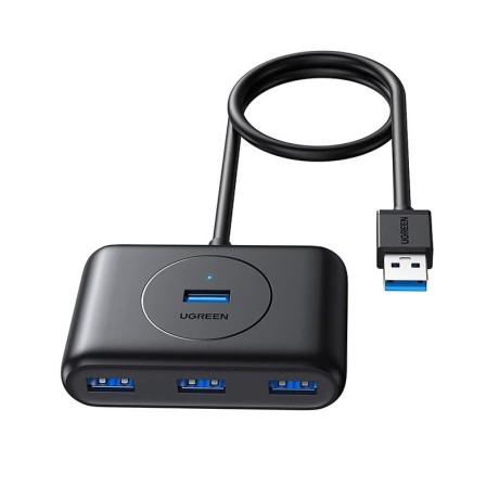 هاب یوگرین UGREEN USB 3.0 A 4 Ports HUB Black 1m CR113 20291