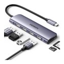 هاب UGREEN USB-C 6-In-1 Multifunction Adapter CM511 20956A