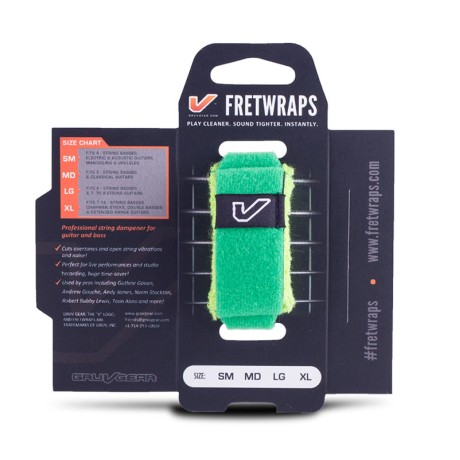 فرت رپ گروو گیر Gruv Gear Fret Wrap MD Leaf (Green)