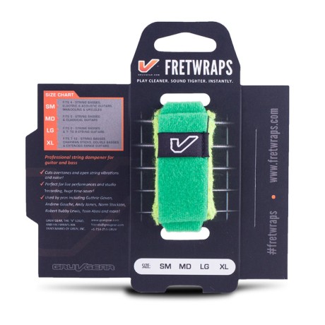 فرت رپ گروو گیر Gruv Gear Fret Wrap SM Leaf (Green)