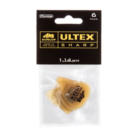 پیک گیتار دانلوپ Dunlop Ultex Sharp Guitar Picks 1.14mm 6PK 433P