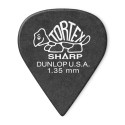پیک گیتار Dunlop 412R 1.35mm Tortex Sharp Black Guitar Pick