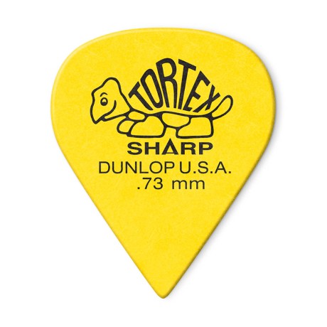 پیک گیتار دانلوپ Dunlop 412R 0.73mm Tortex Sharp Yellow Guitar Pick