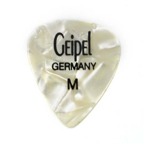 پیک گیتار  Geipel Pearloid White Medium