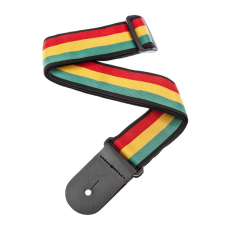 بند گیتار داداریو D'Addario Woven Guitar Strap Jamaica