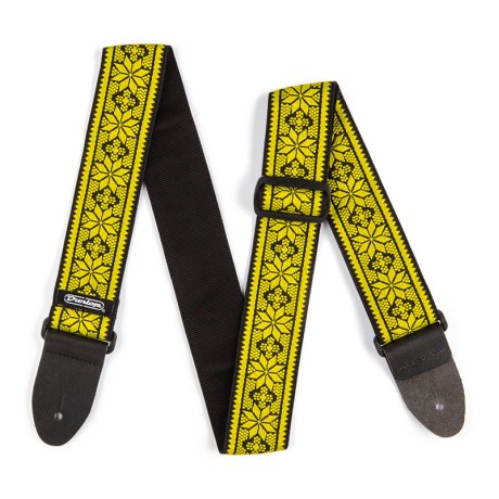 بند گیتار دانلوپ Dunlop Jacquard Strap Fillmore Yellow D67-02YE