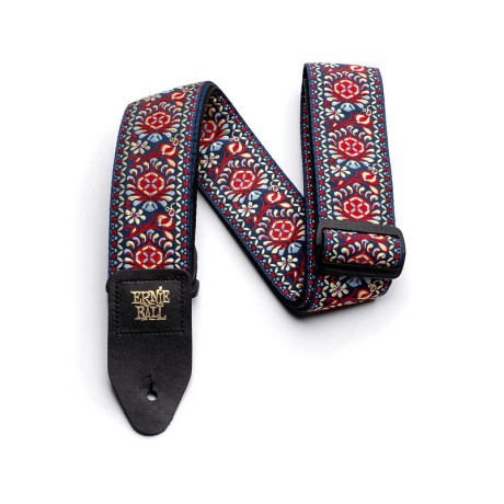 بند گیتار ارنی بال Ernie Ball 4091 Classic Jacquard Royal Bloom
