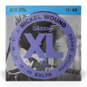 سیم گیتار الکتریک D'Addario EXL115 Nickel Wound Electric Strings 11-49 Medium/Blues-Jazz Rock
