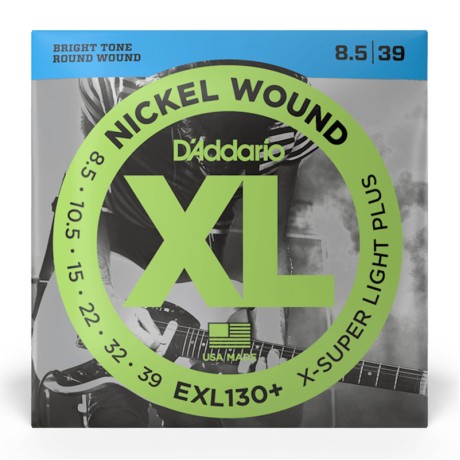 سیم گیتار الکتریک داداریو D'Addario EXL130+ Nickel Guitar Strings 8.5-39 X-Super Light Plus
