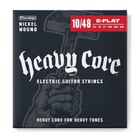 سیم گیتار الکتریک دانلوپ Dunlop Heavy Core 10-48 E-Flat