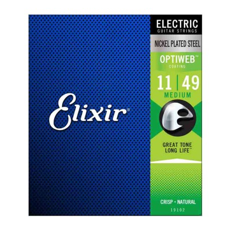 سیم گیتار الکتریک الکسیر Elixir 11-49 Optiweb