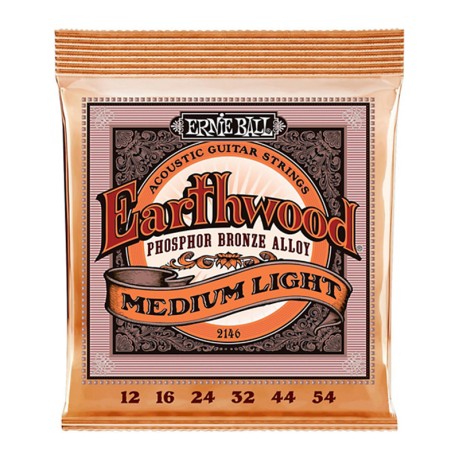 سیم گیتار آکوستیک ارنی بال Ernie Ball Earthwood 2006 Medium Light 80/20 Bronze Alloy