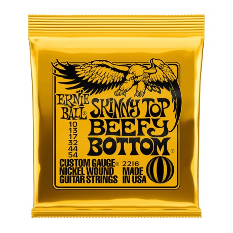 سیم گیتار الکتریک ارنی بال Ernie Ball 2216 Skinny Top Beefy Bottom Slinky 10-54