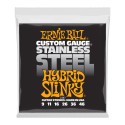 سیم گیتار الکتریک Ernie Ball 2247 Hybrid Slinky Stainless Steel 09-46