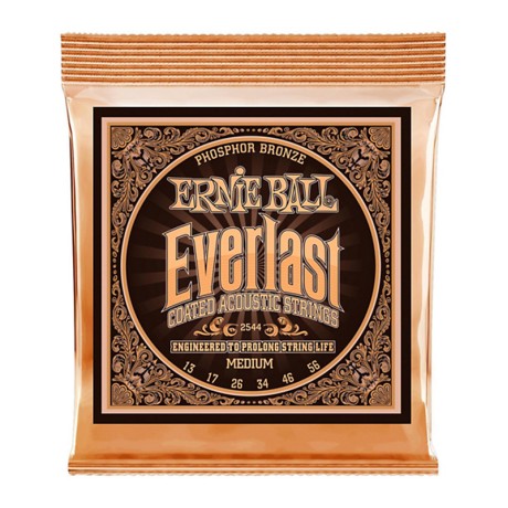 سیم گیتار آکوستیک ارنی بال Ernie Ball 2544 Everlast Coated Phosphor Bronze Medium Acoustic Strings