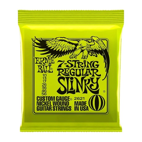 سیم گیتار الکتریک ارنی بال Ernie Ball 2621 Regular Slinky 7-String 10-56