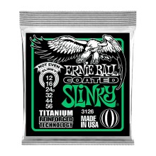 قیمت خرید فروش سیم گیتار الکتریک ارنی بال Ernie Ball 3126 Not Even Slinky Coated Titanium RPS Electric Guitar Strings