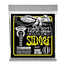 قیمت خرید فروش سیم گیتار الکتریک ارنی بال Ernie Ball 3127 Beefy Slinky Coated Titanium RPS Electric Guitar Strings