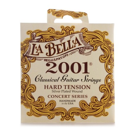 سیم گیتار کلاسیک لابلا La Bella 2001 Classical – Hard Tension