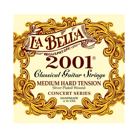 سیم گیتار کلاسیک لابلا La Bella 2001 Classical-Medium Hard Tension
