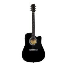 قیمت خرید فروش گیتار آکوستیک فندر Squier SA 105CE Dreadnought Stained Hardwood Black