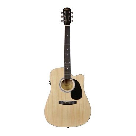 گیتار آکوستیک فندر Squier SA 105CE Dreadnought Stained Hardwood NAT