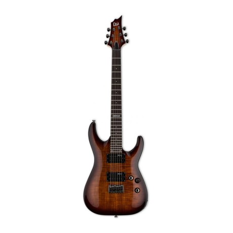 گیتار الکتریک ال تی دی LTD H101FM Dark Brown SunBurst