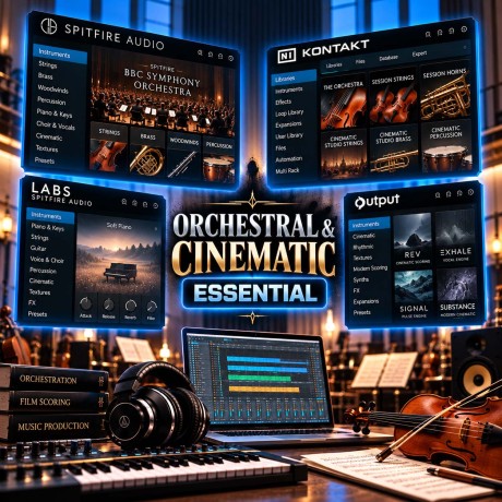 پکیج آهنگسازی ارکسترال و سینماتیک  TM Orchestral & Cinematic Pack Essential