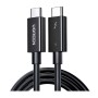 کابل رابط یوگرین UGREEN Thunderbolt 4 Type C Male To Male Cable 2m Black US501 60621