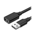 کابل رابط UGREEN USB 2.0 A Male to Female Extension Cable 3m Black US103 10317