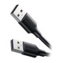 کابل رابط یوگرین UGREEN USB 2.0 A Male to Male Cable 1m Black US102 10309