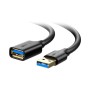 کابل رابط یوگرین UGREEN USB 3.0 A Male to Female Extension Cable 0.5m Black US129 30125