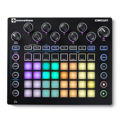 سینتی سایزر و پد کنترلر نویشن Novation Circuit