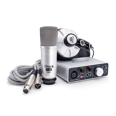 کارت صدا و پکیج استودیو مخصوص آیپد فوکوسرایت Focusrite iTrack Studio