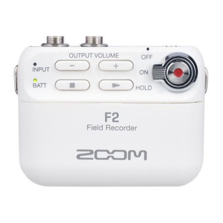 رکوردر یقه‌ای زوم زوم ZOOM F2 White
