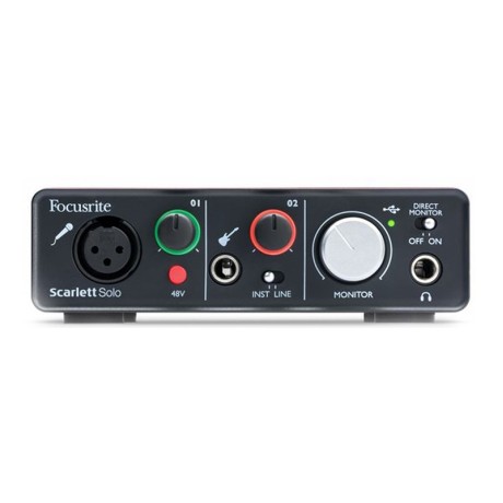 کارت صدا فوکوسرایت Focusrite Scarlett Solo