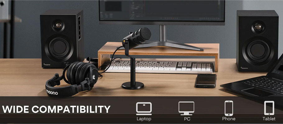 میکروفون یو اس بی Maono PD100u