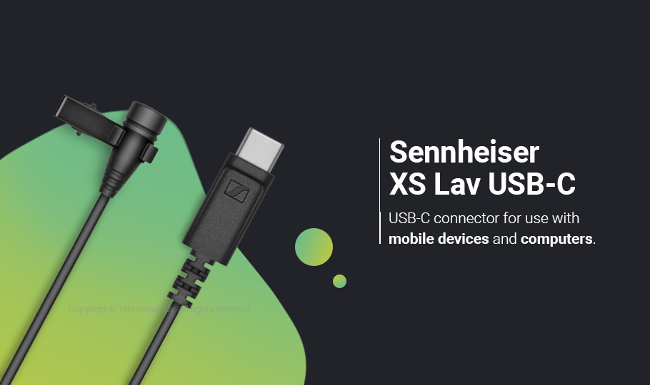 میکروفون یقه ای Sennheiser XS Lav USB-C