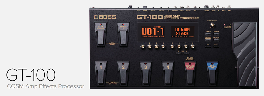 افکت گیتار الکتریک  BOSS GT-100
